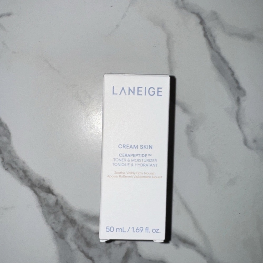 Laneige Cream Skin Toner Moisturizer Ceramides Peptides 1.69 oz BRAND NEW‼️‼️